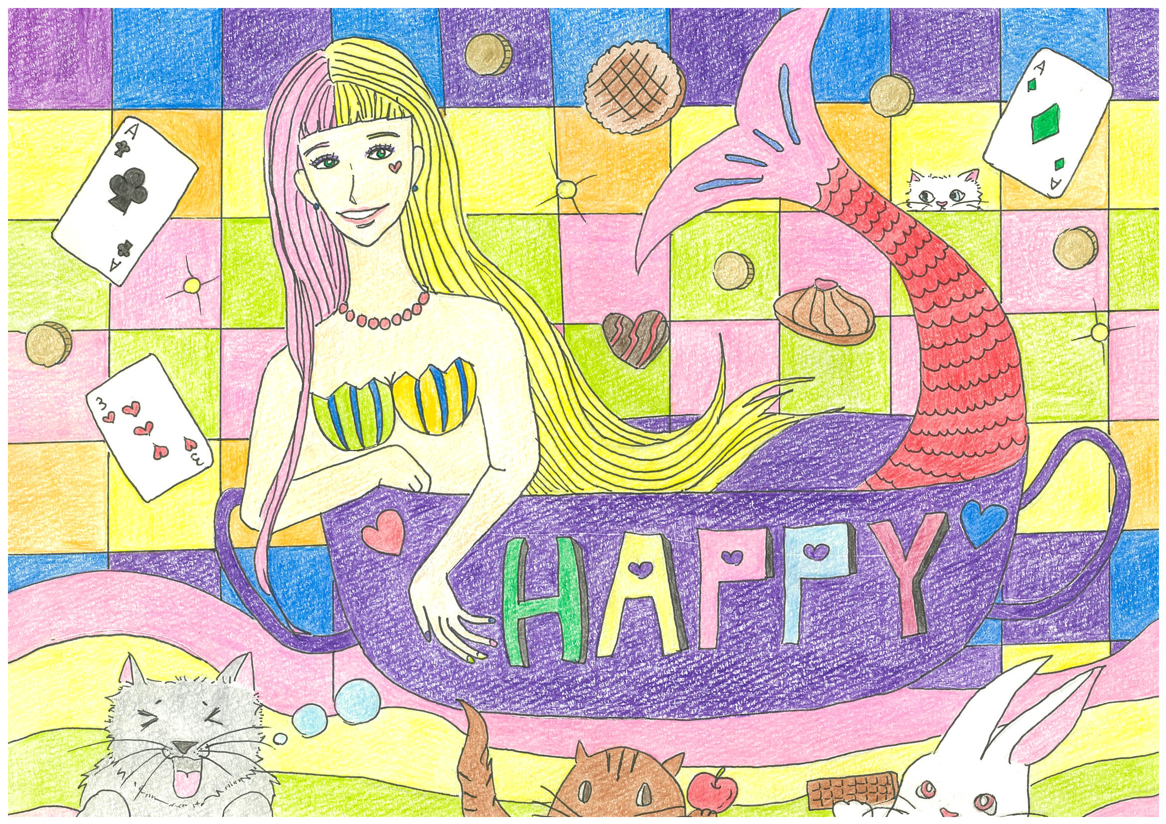 人魚姫と仲間達のティータイム♡ – すたいるくま